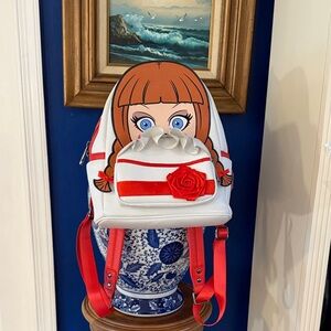Loungefly WB Annabelle Cosplay Mini Backpack from The Conjuring Universe